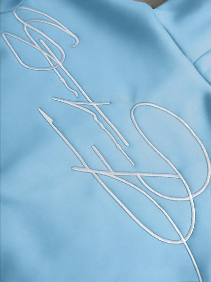 Men's Creative Graphic Embroidered Zip Hoodie