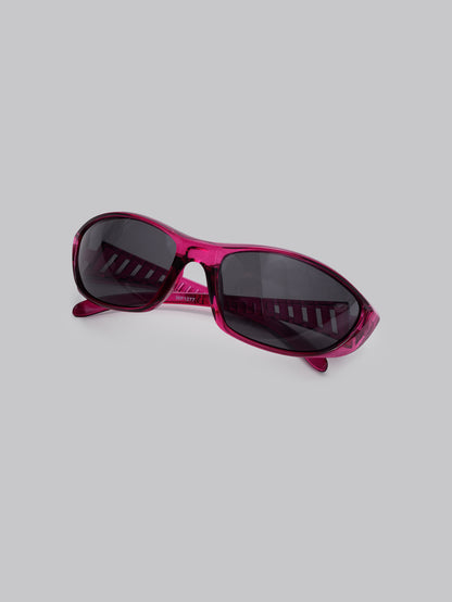 Y2K Wraparound Futuristic Cyberpunk Fashion Glasses