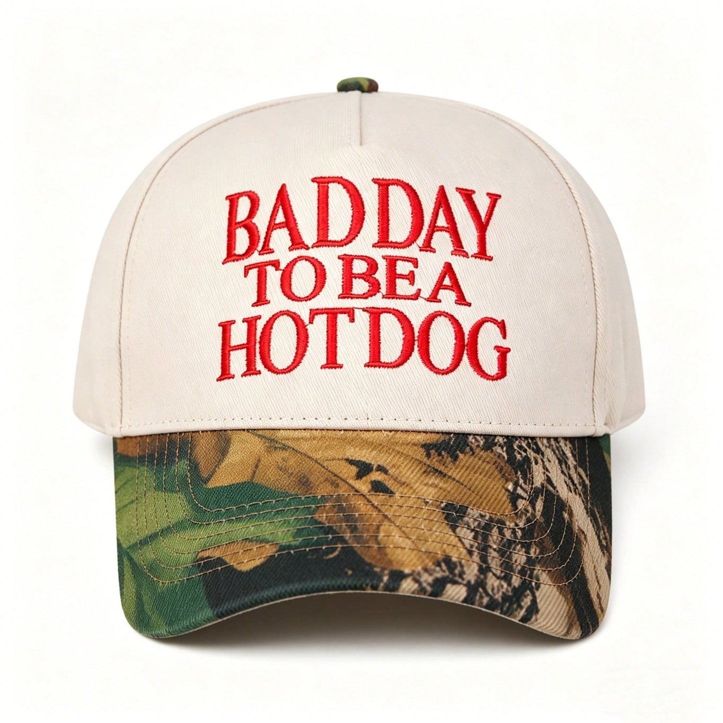 Embroidered Slogan Trucker Hat & Baseball Cap
