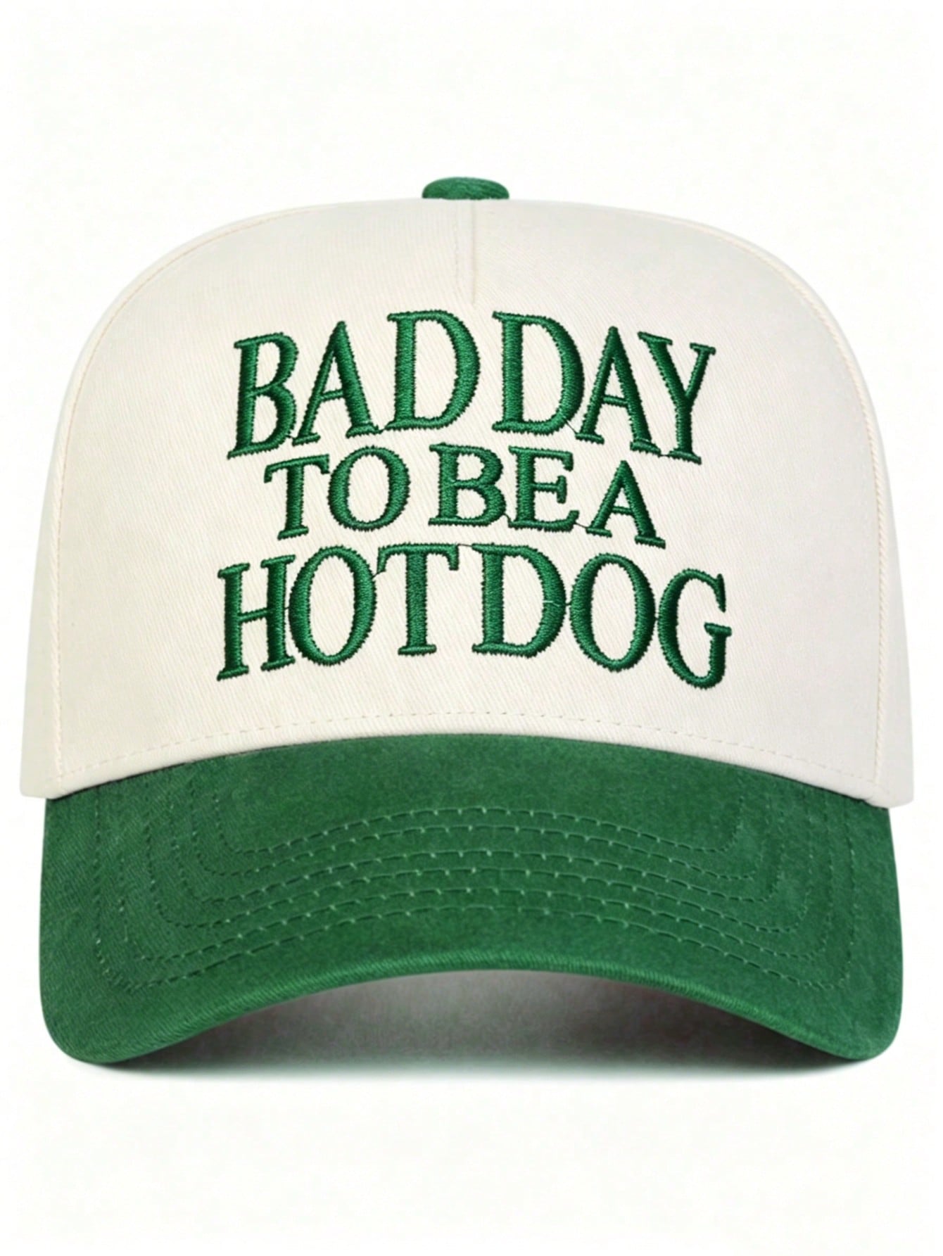 Embroidered Slogan Trucker Hat & Baseball Cap