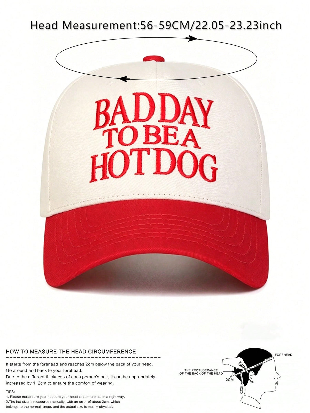 Embroidered Slogan Trucker Hat & Baseball Cap
