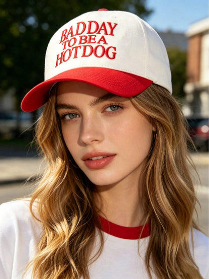 Embroidered Slogan Trucker Hat & Baseball Cap