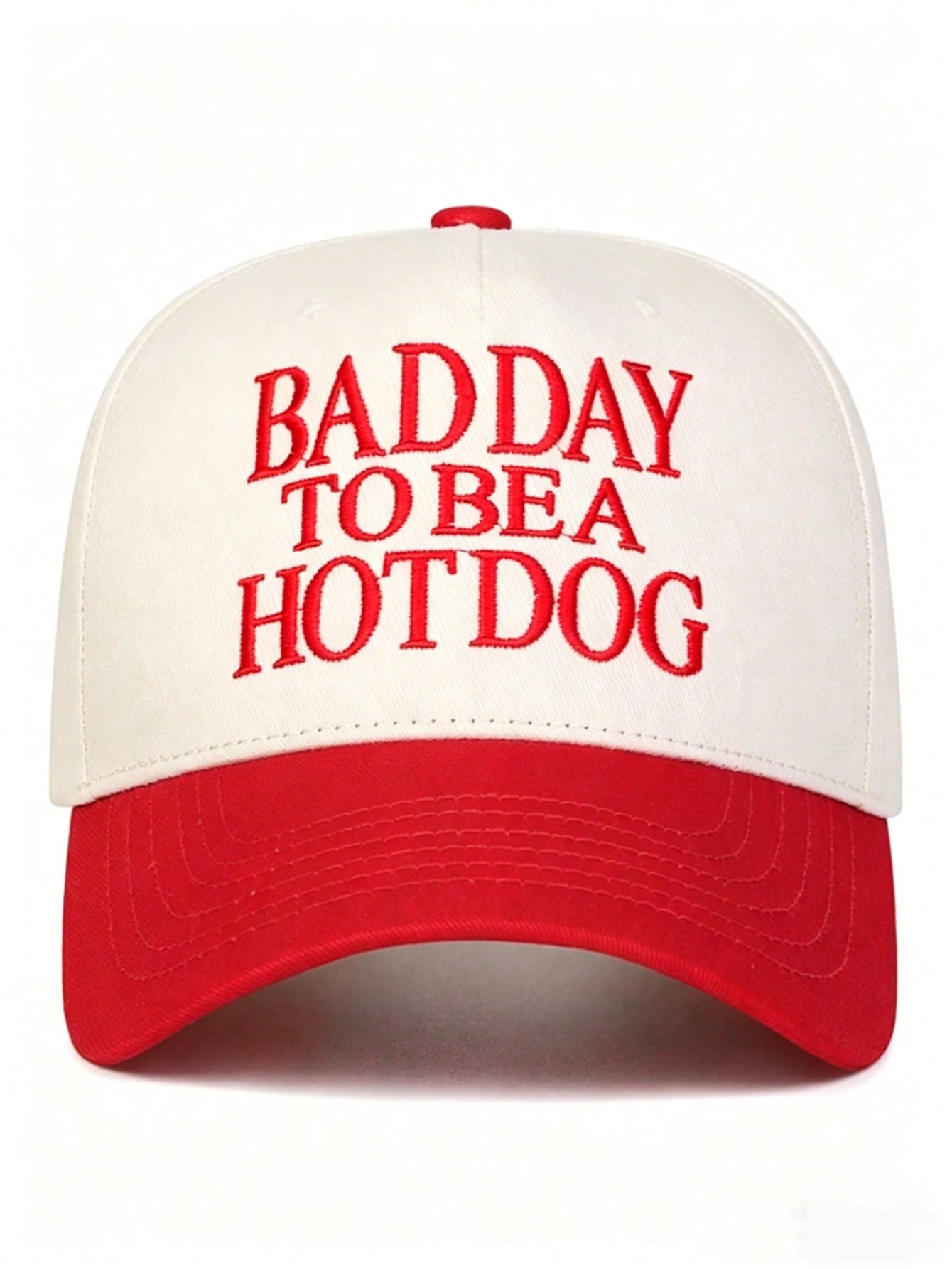 Embroidered Slogan Trucker Hat & Baseball Cap