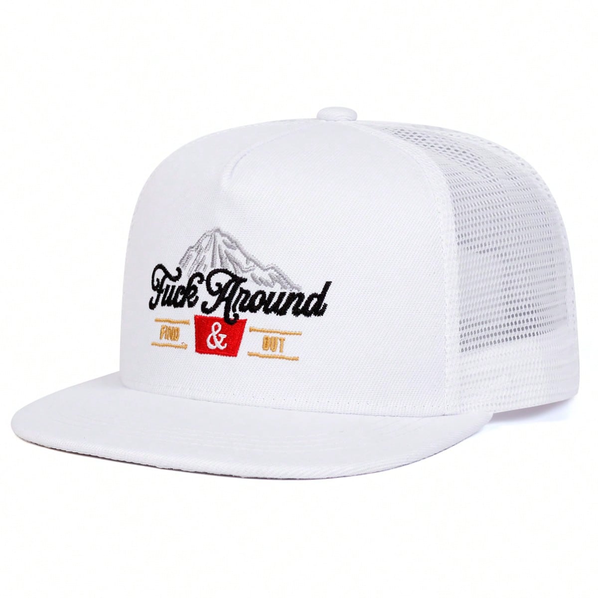 Men's AROUND Embroidered Snapback Street Fashion Cap