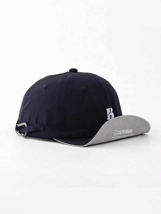 BREITER Soft Brim Letter Embroidery Baseball Cap