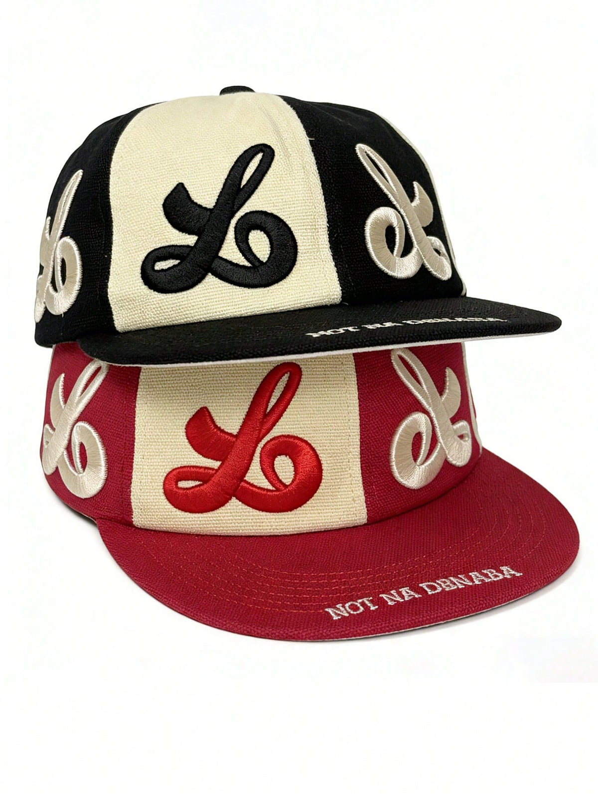 Unisex Retro Patchwork Flat Brim Streetwear Baseball Cap