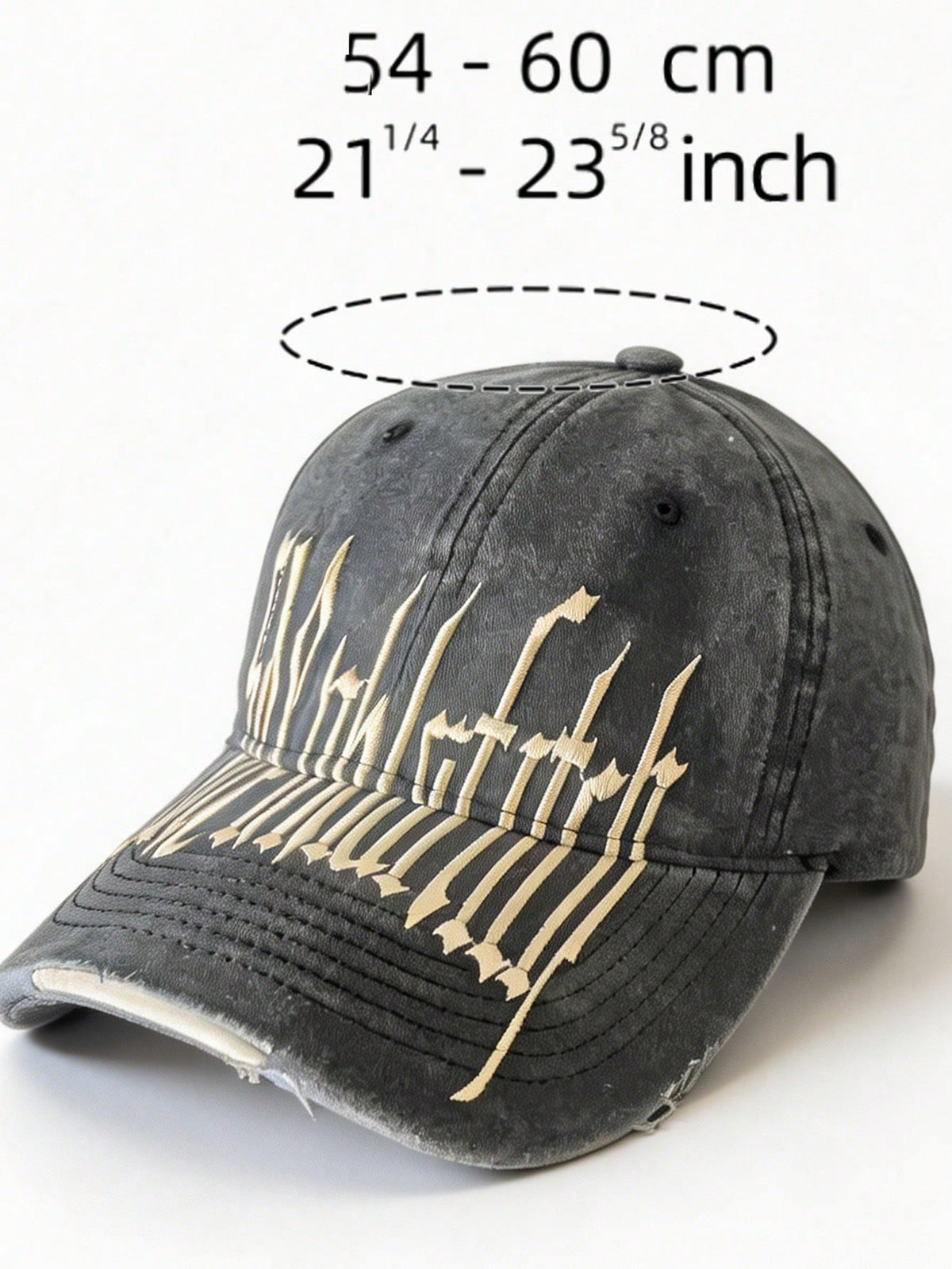Unisex 91 Embroidered Vintage Washed Baseball Cap