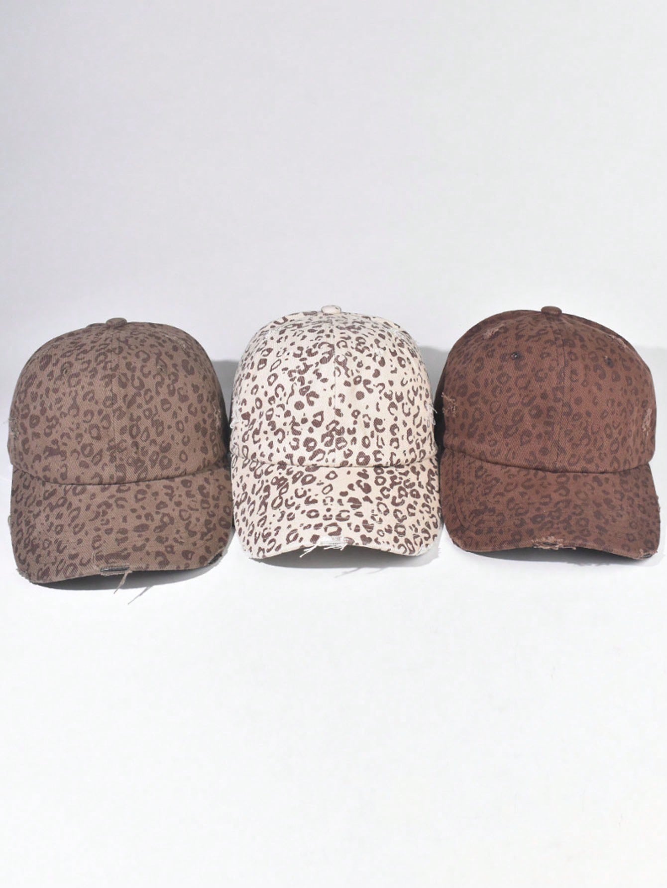Retro Leopard Print Unisex Baseball Cap Snapback Hat