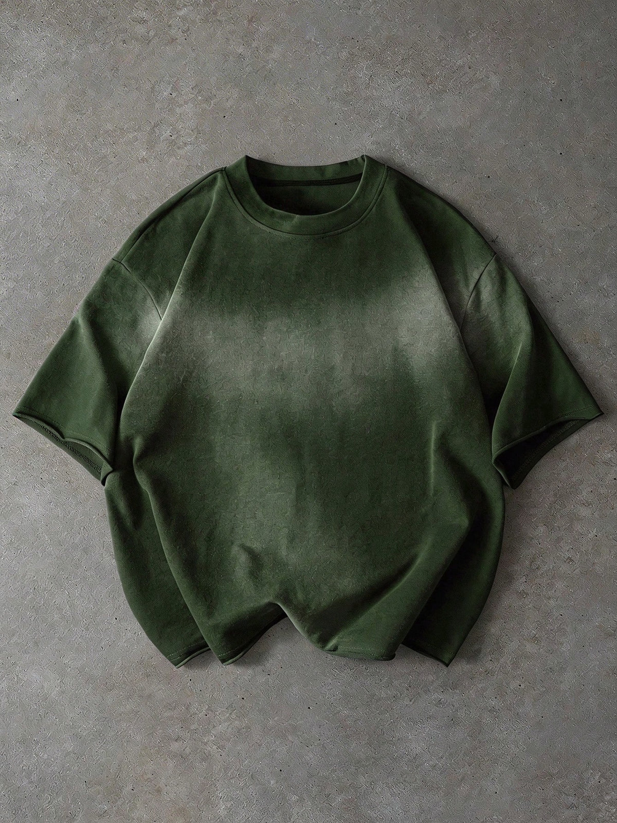 Vintage Gradient Brown Ombre Oversized T-Shirt