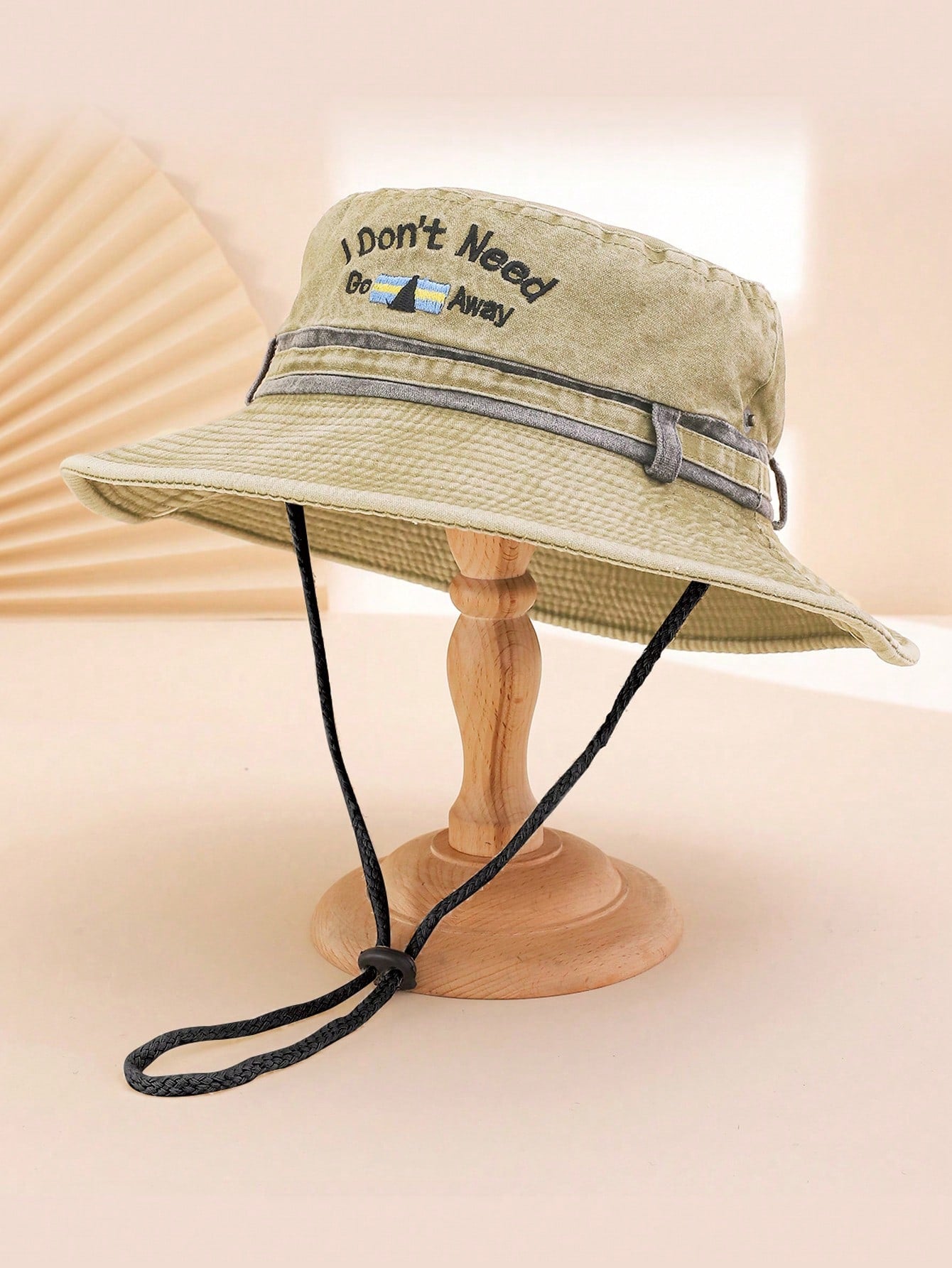 Unisex Wide Brim Sun Bucket Hat