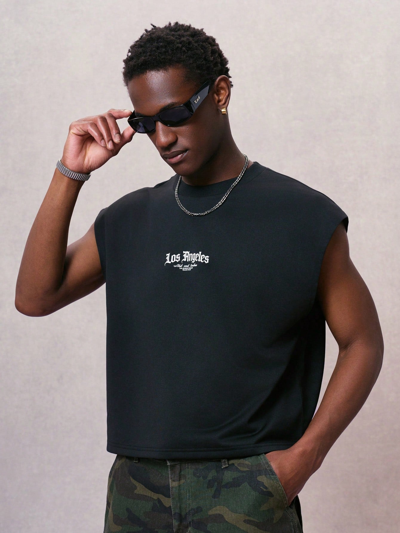 Men's Los Angeles Graphic Boxy Tank Top