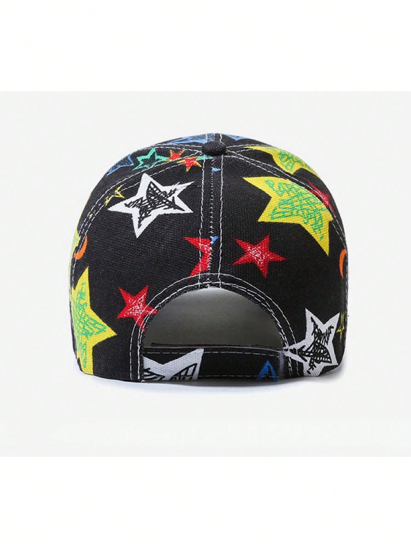 Women's Colorful Letter Heat Transfer Baseball Cap