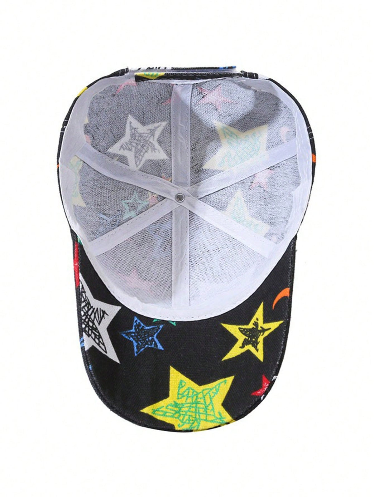 Women's Colorful Letter Heat Transfer Baseball Cap