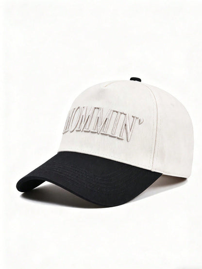 Embroidered Mommin Retro Canvas Baseball Cap