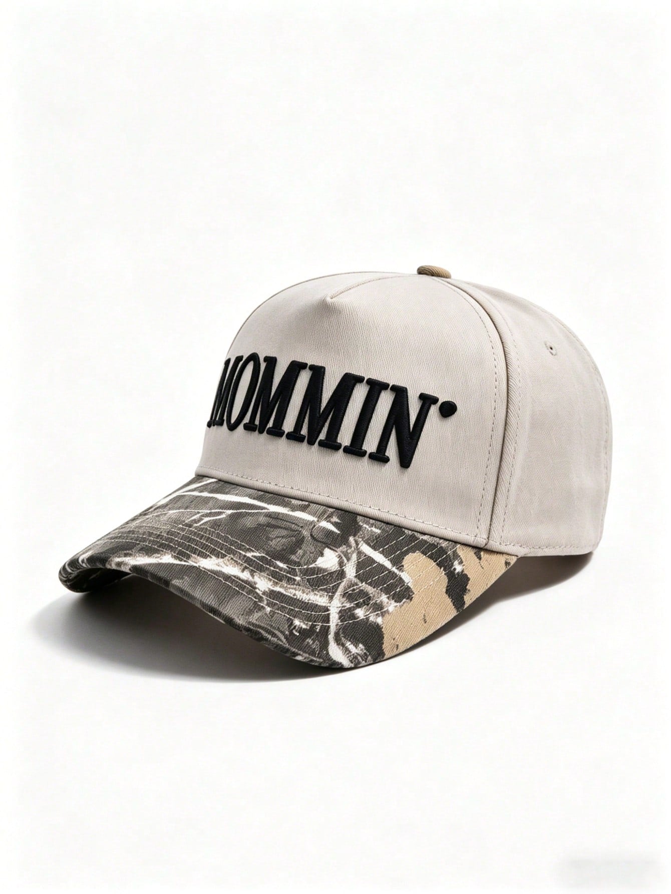 Embroidered Mommin Retro Canvas Baseball Cap