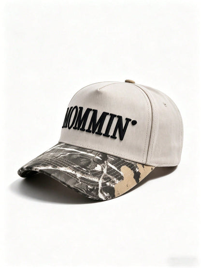 Embroidered Mommin Retro Canvas Baseball Cap