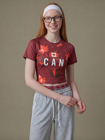 Canada 2026 World Cup Women's Crop Soccer Jersey
