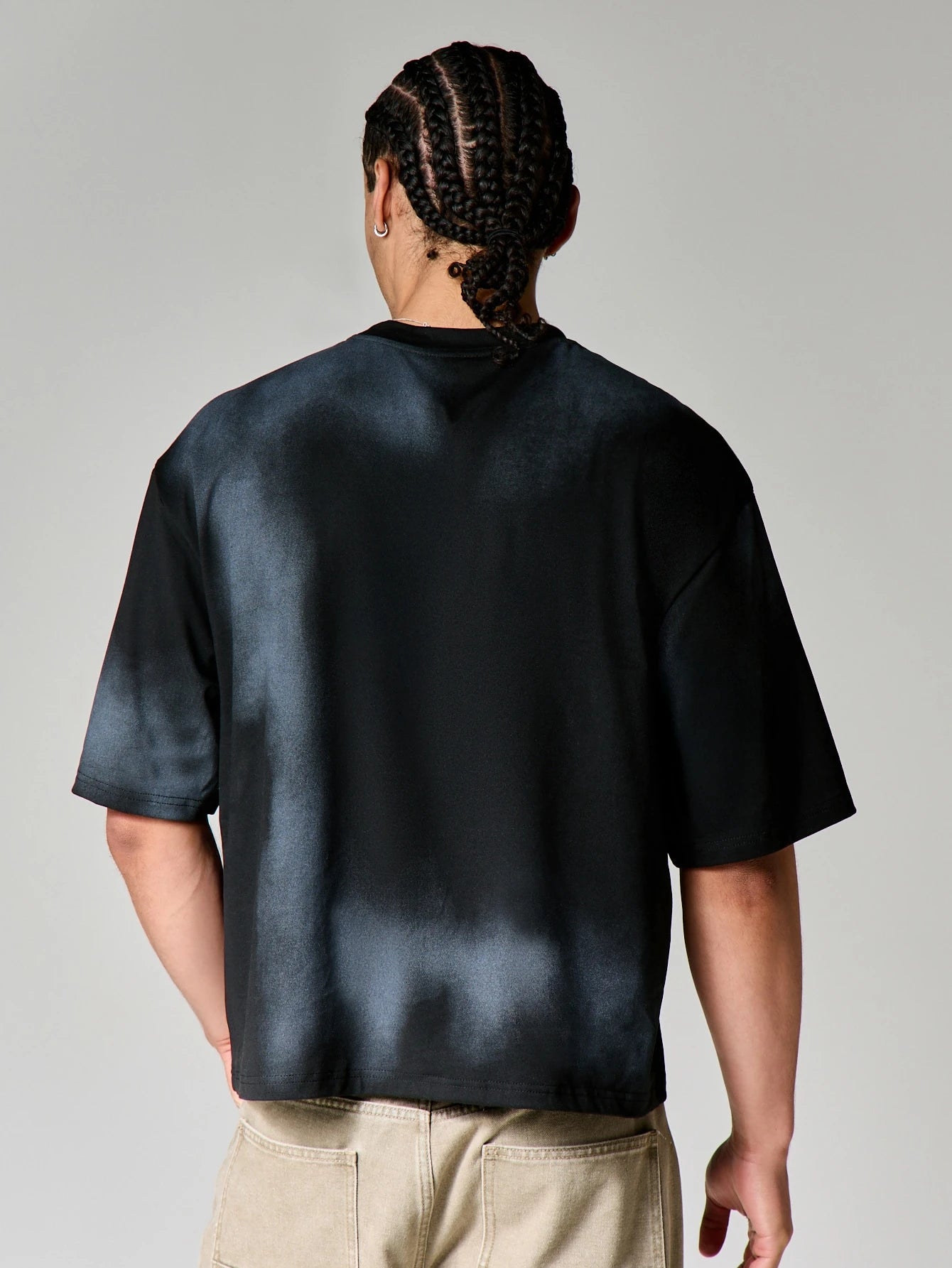 Oversized Tie Dye Abstract Graphic Tee