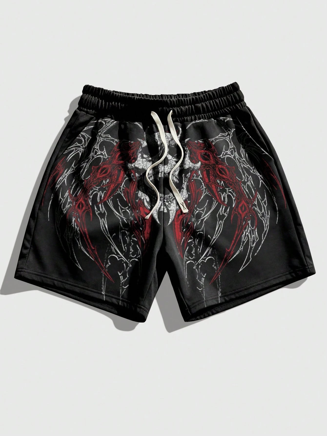 Men's Color Block Printed Summer Shorts