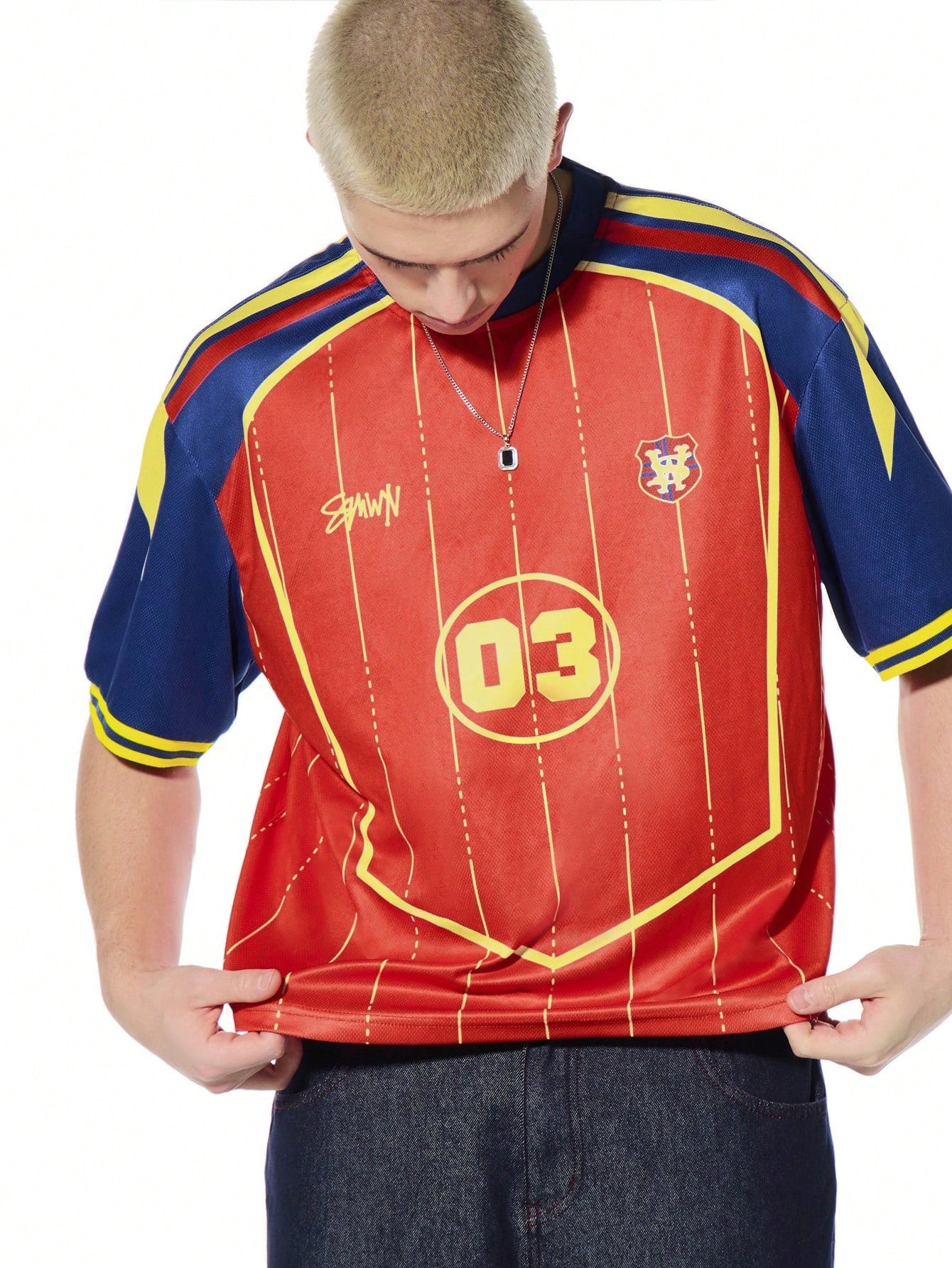 Men's Varsity Football Jersey T-Shirt