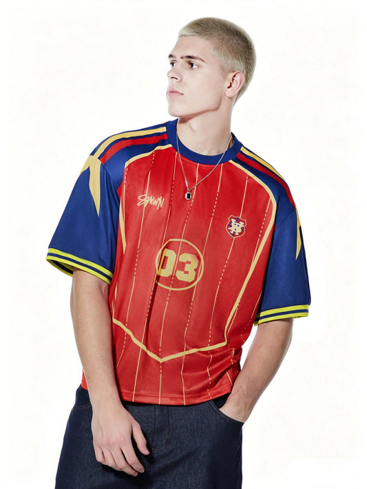 Men's Varsity Football Jersey T-Shirt