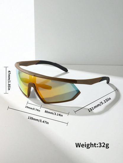 Unisex One-Piece Outdoor Sport Fashion Eyeglasses