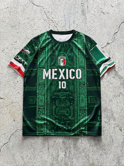 Mexico 2026 World Cup Soccer Jersey Mayan Shirt