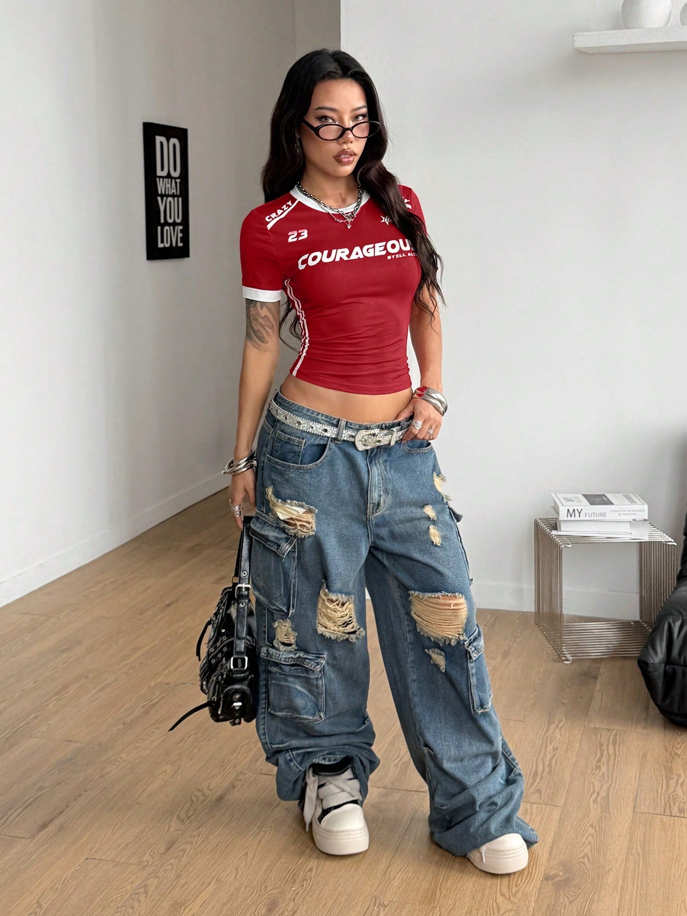 Women Y2K Brazil Graphic T-Shirt