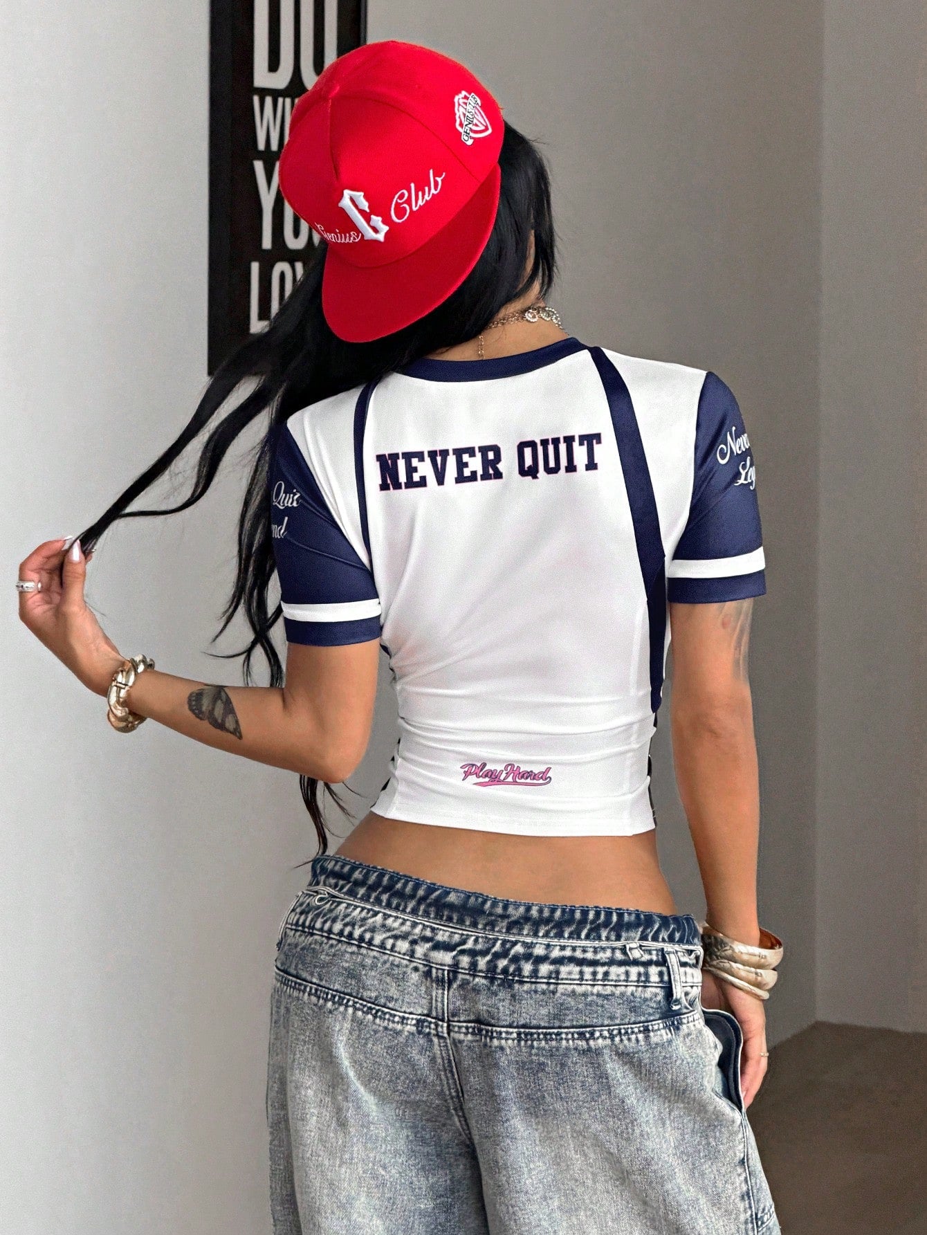 Women’s Y2K Vintage Concert Graphic Crop Tee