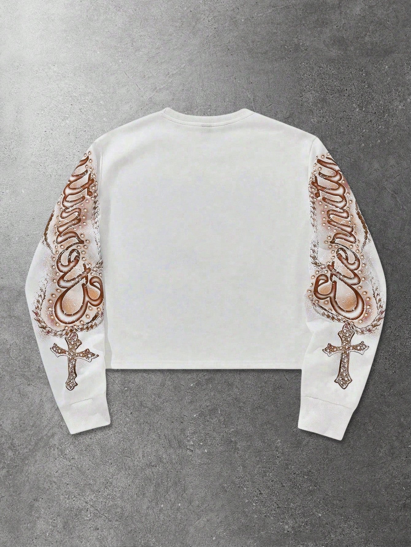 Men Minimalist Printed Long Sleeve Sweatshirt