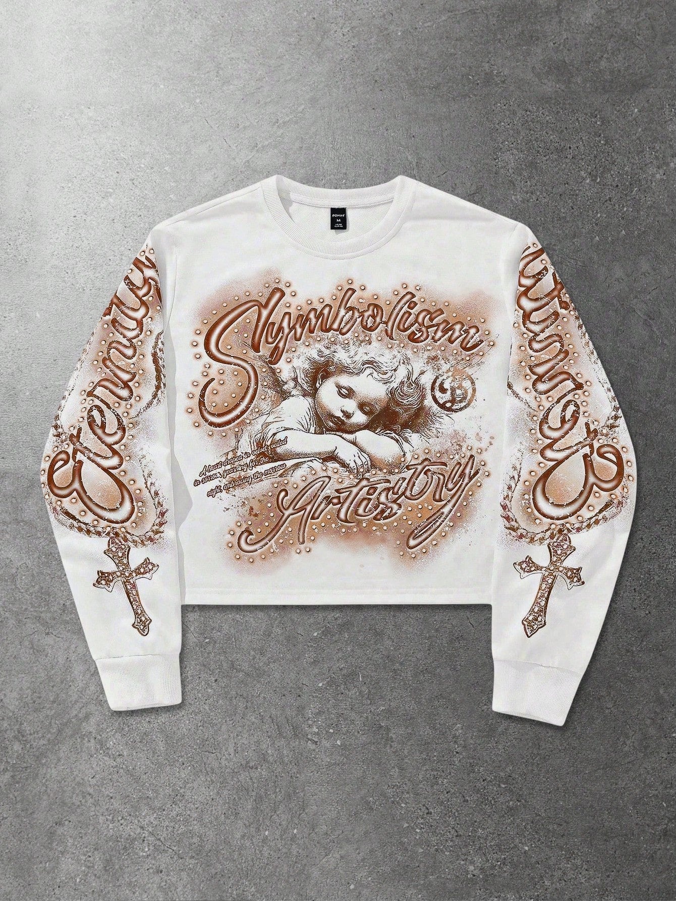 Men Minimalist Printed Long Sleeve Sweatshirt