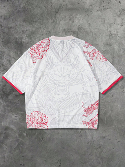 Men's Chinese Dragon World Cup Football Tee