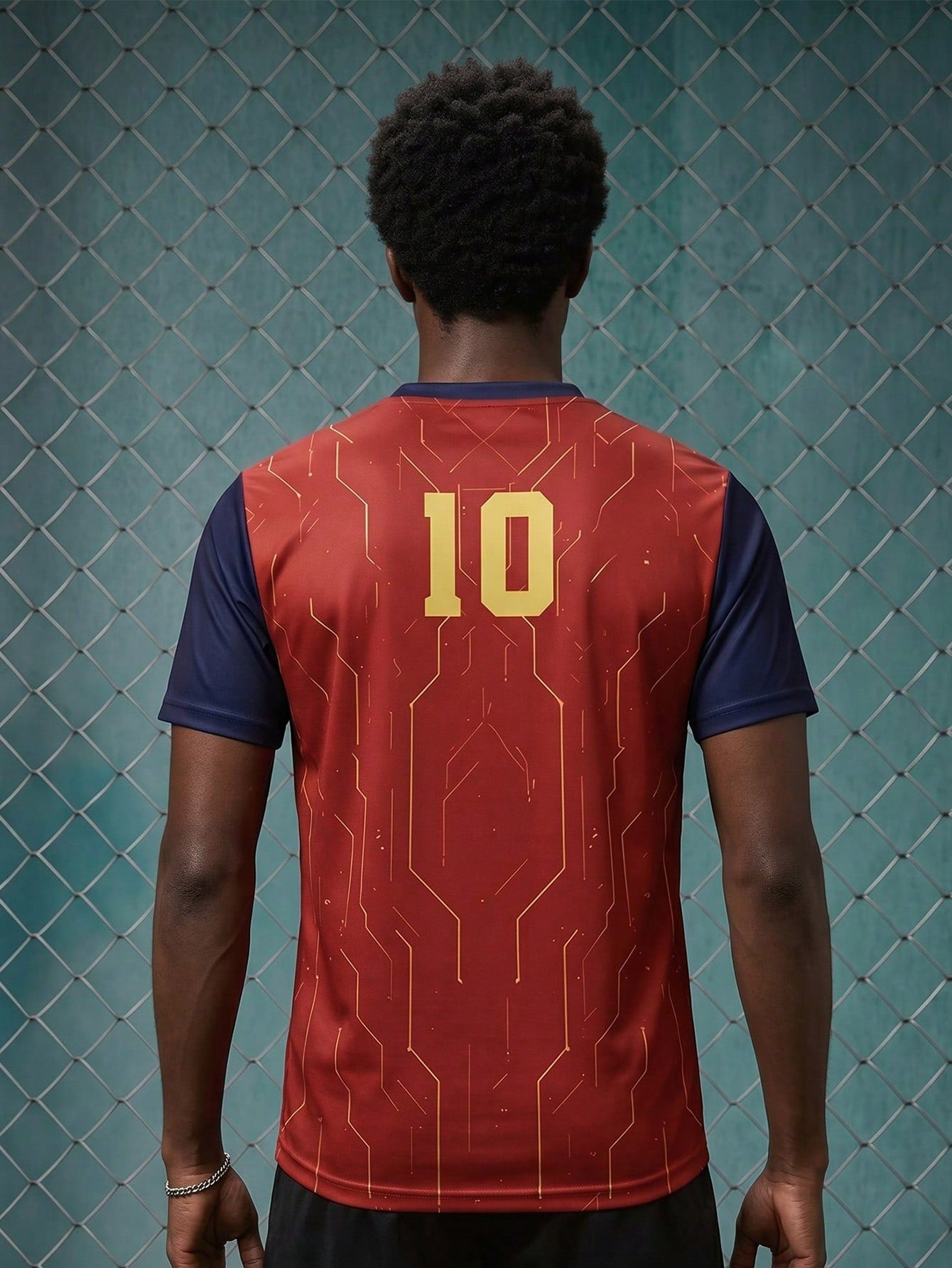 2026 Football Gold Tech Style #10 Soccer Shirt