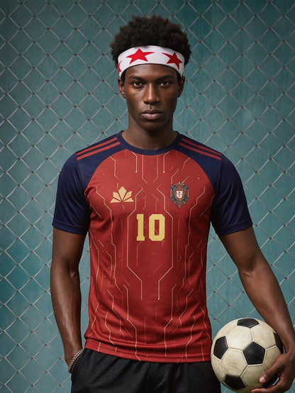 2026 Football Gold Tech Style #10 Soccer Shirt