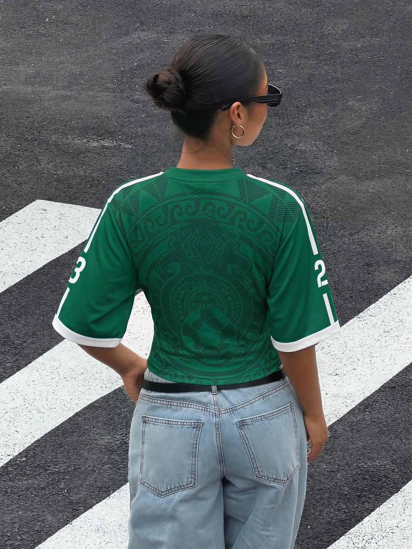 Mexico Football Jersey Crop Top