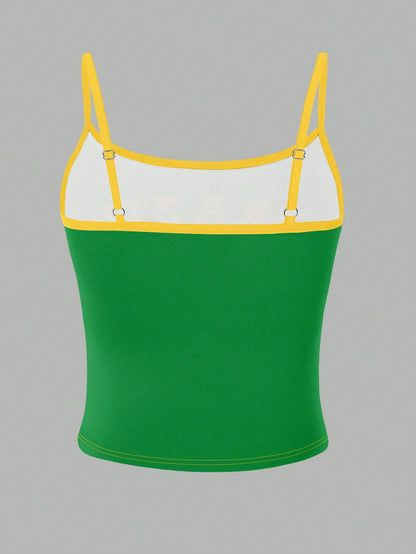 Women Brazil Print Graphic Tank Top