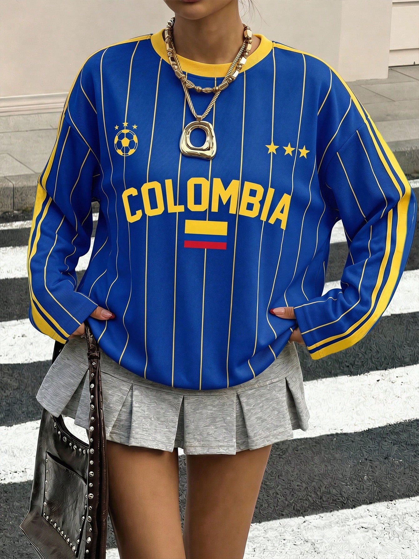 Colombia Long Sleeve Football Jersey