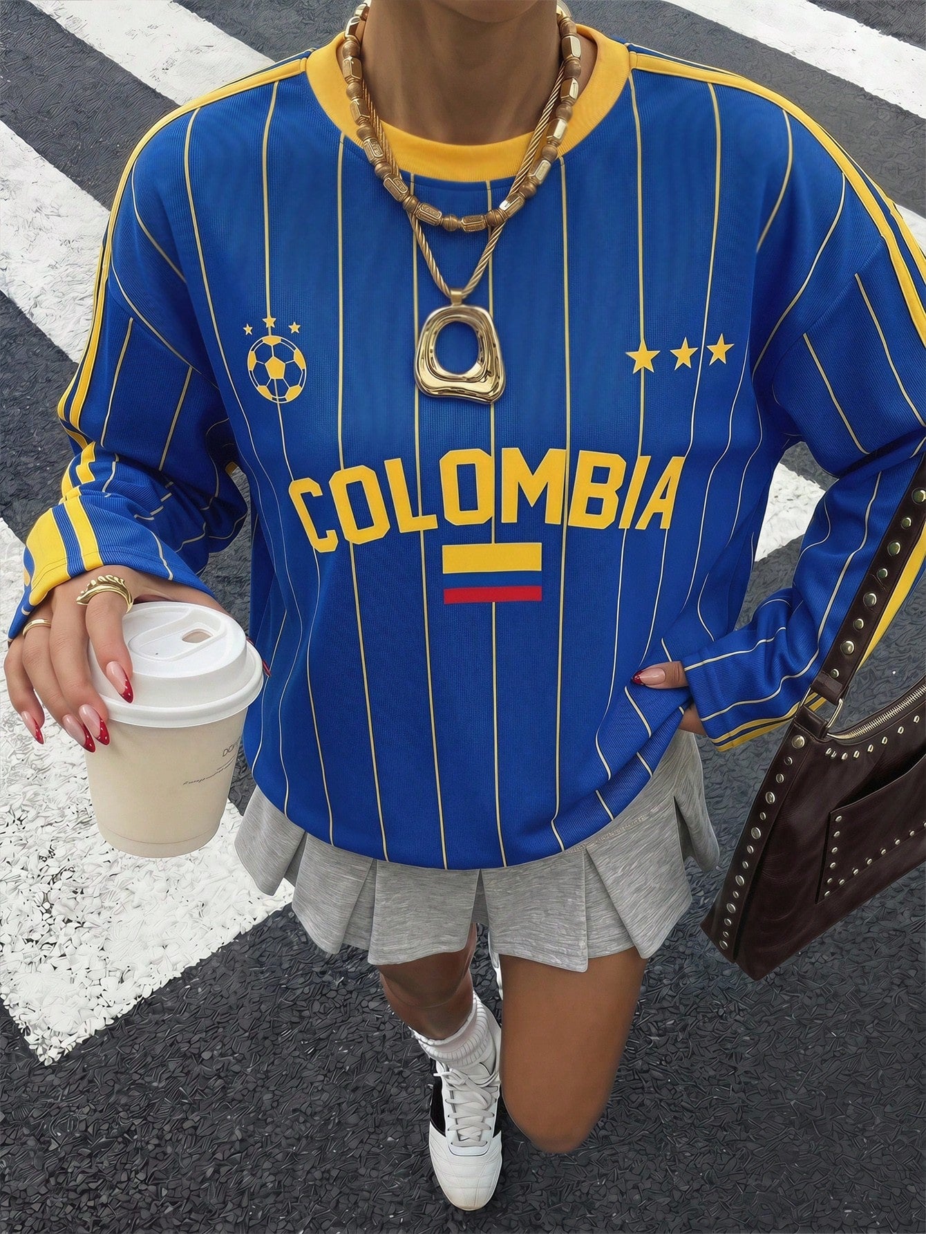 Colombia Long Sleeve Football Jersey