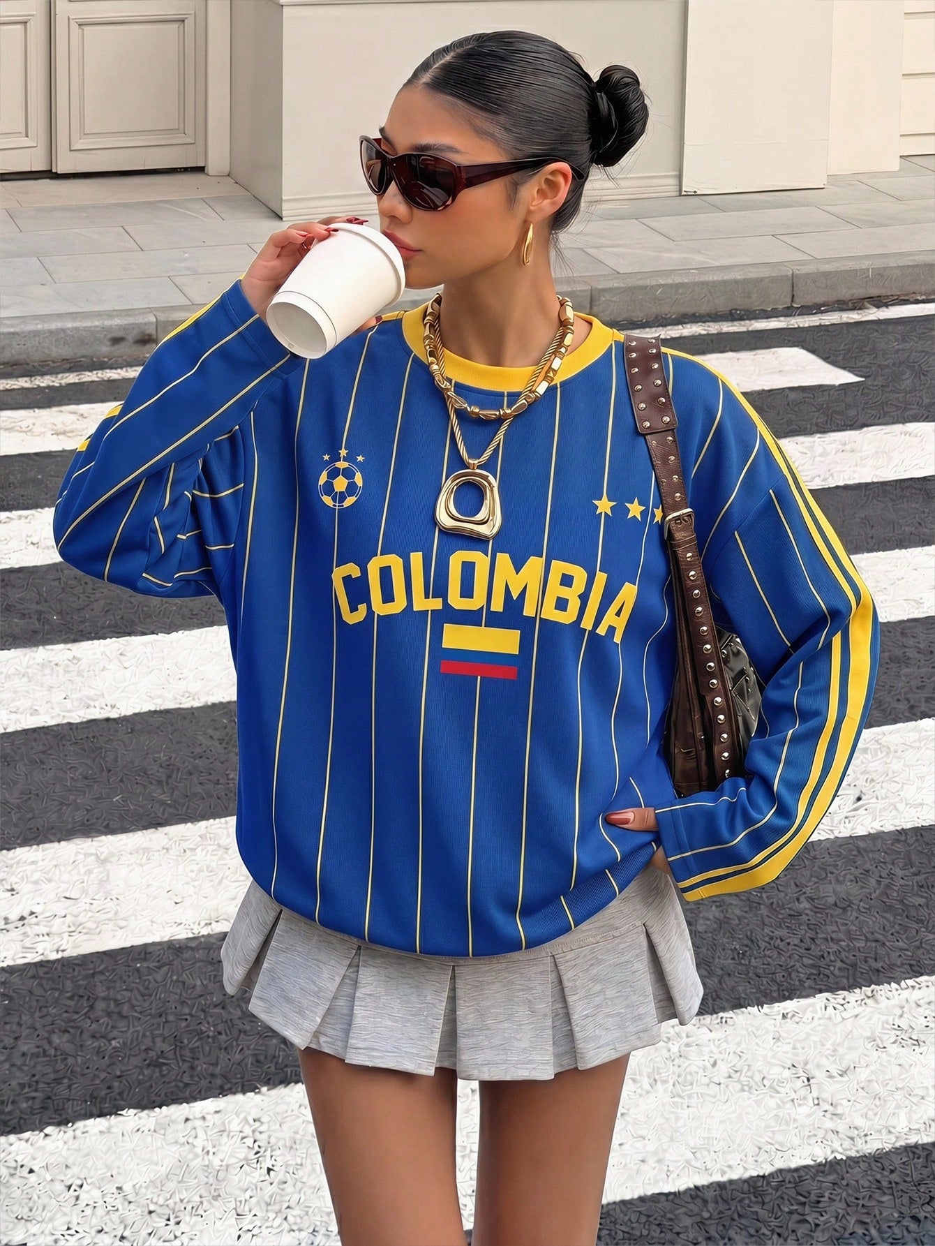 Colombia Long Sleeve Football Jersey