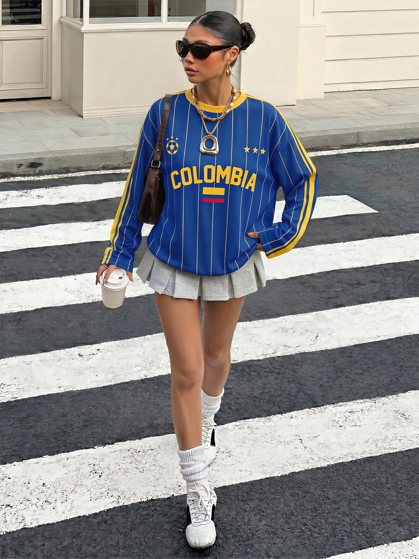 Colombia Long Sleeve Football Jersey