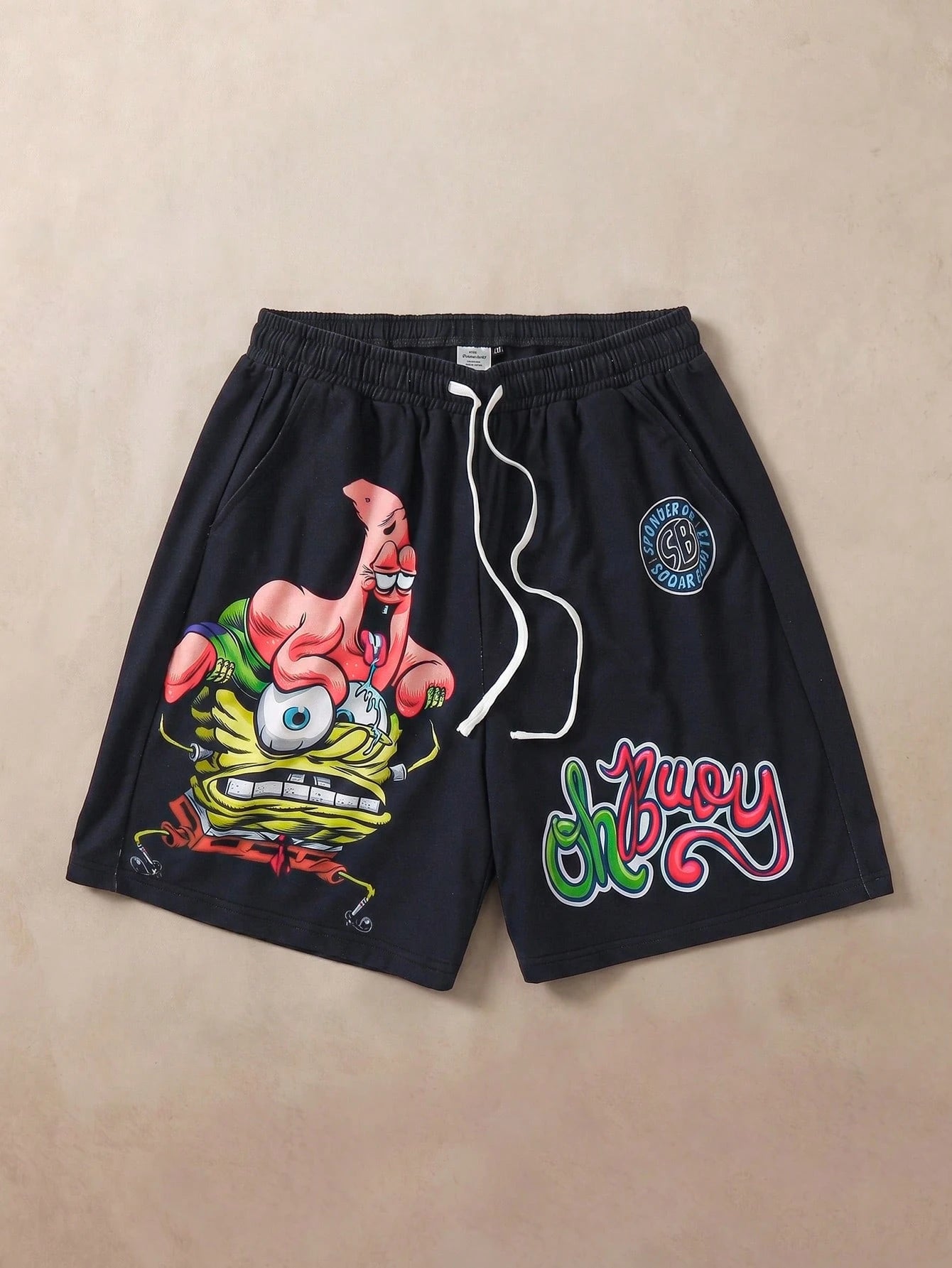 Men's SpongeBob SquarePants Graphic Summer Shorts
