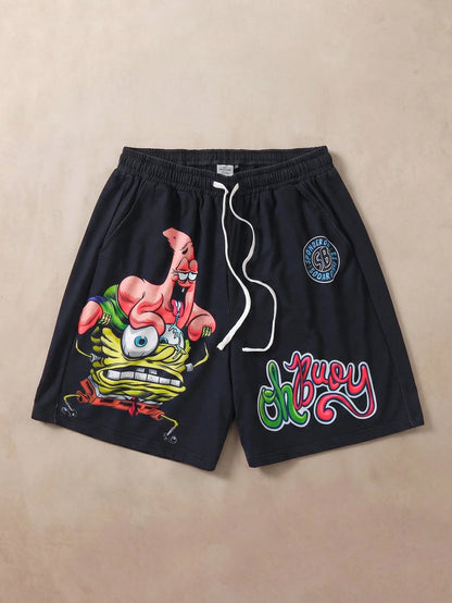 Men's SpongeBob SquarePants Graphic Summer Shorts