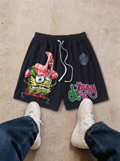 Men's SpongeBob SquarePants Graphic Summer Shorts