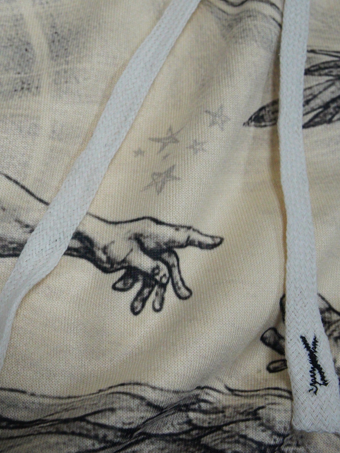 Oil Painting Digital Print Men Casual Shorts
