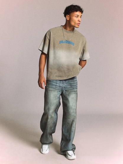 Oversized Washed Bunny Graphic Tee