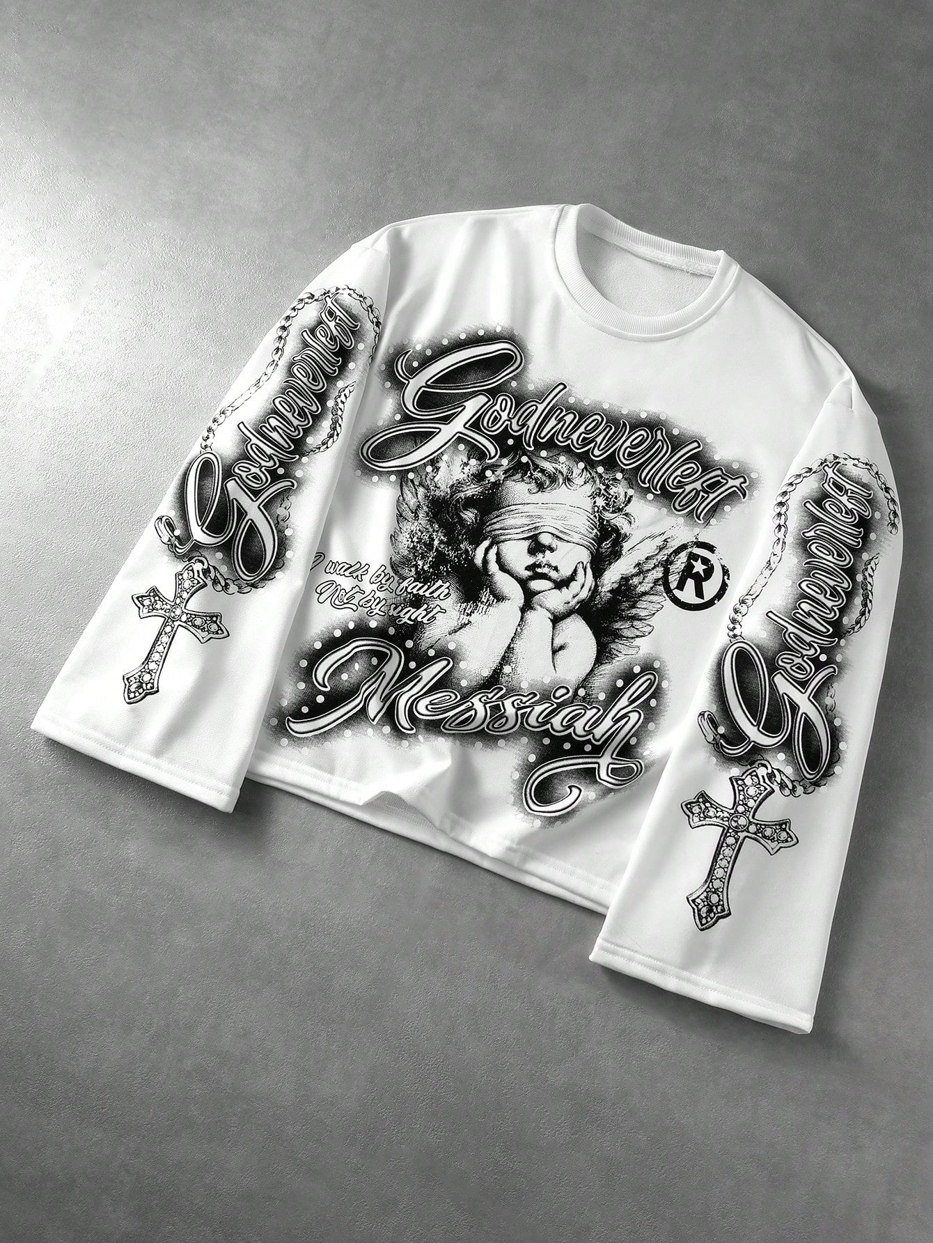Men Street Life Printed Long Sleeve Shirt