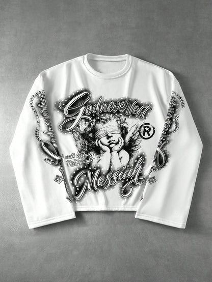 Men Street Life Printed Long Sleeve Shirt