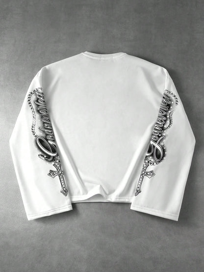 Men Street Life Printed Long Sleeve Shirt