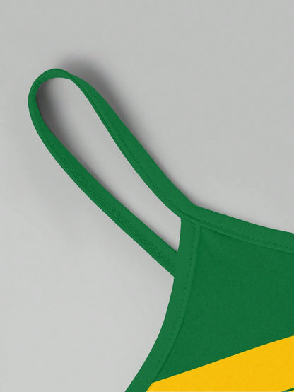Women Brazil 2026 Football Graphic Baggy Cami Top