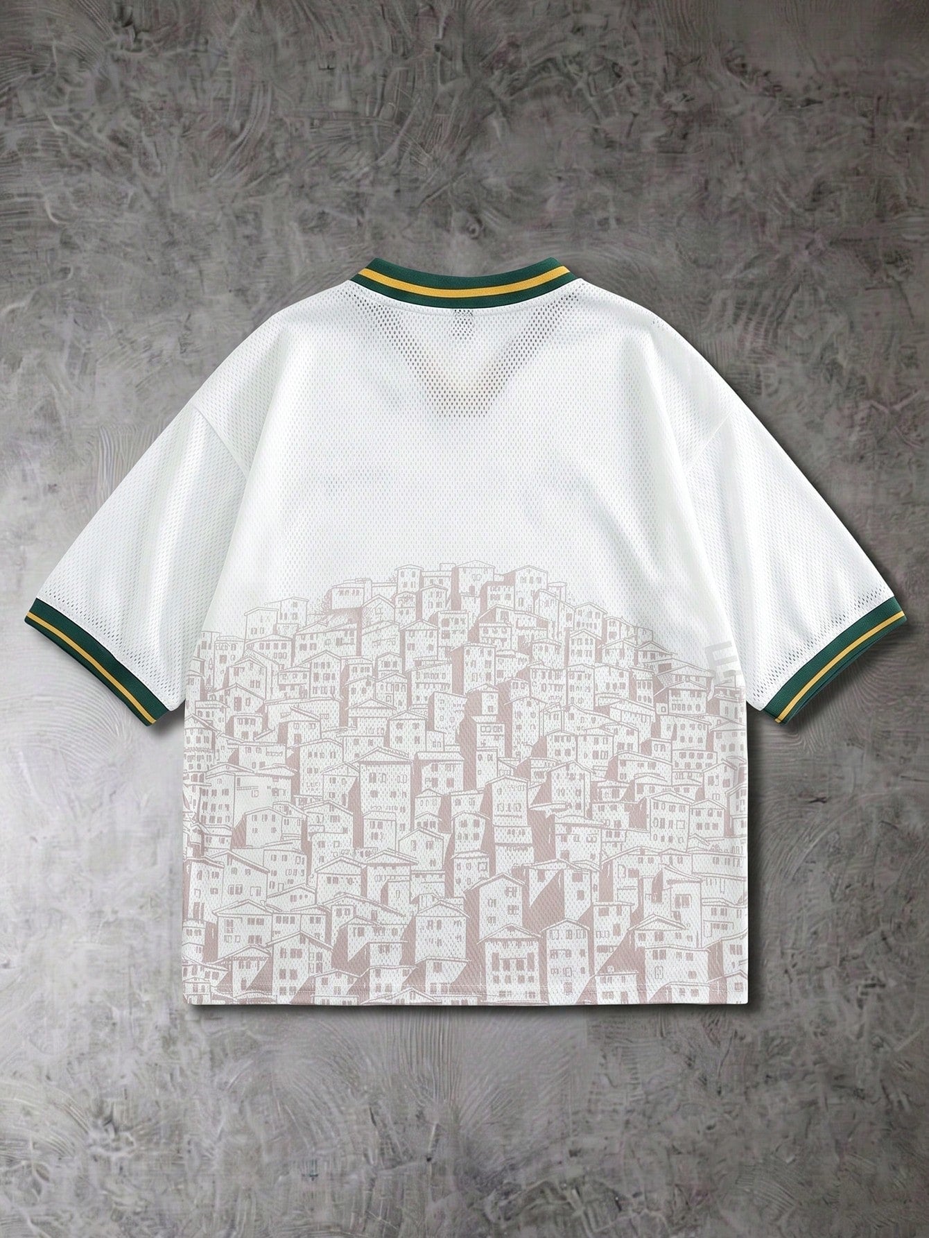 Men's Streetwear Jesus Print World Cup Brazil Jersey